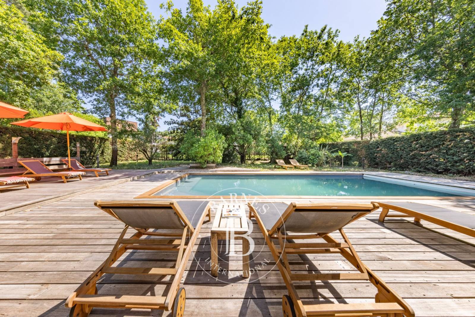 villa bois avec piscine à louer à Arcachon