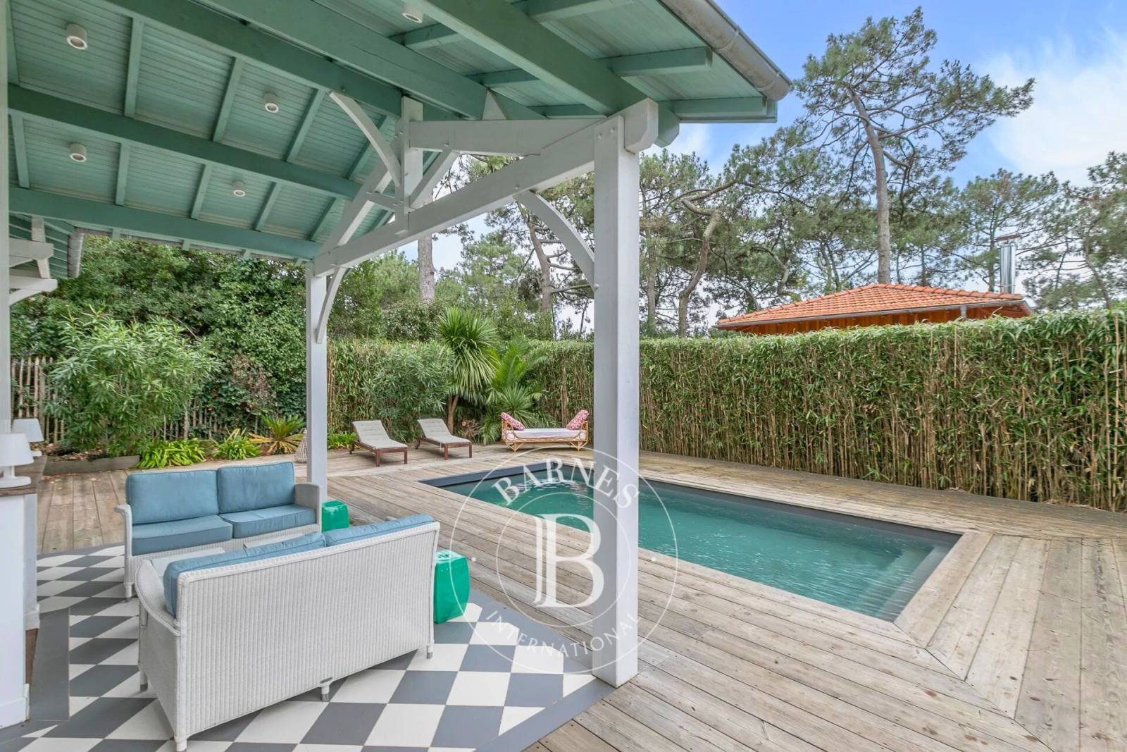 LOCATION SAISONNIÈRE VILLA NANTUCKET, CAP FERRET, VILLA TYPIQUE AVEC PISCINE