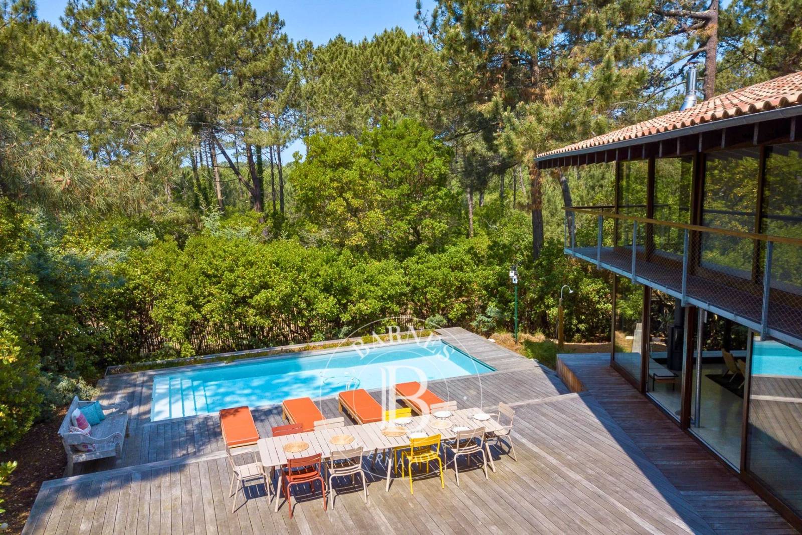 VILLA « PALANGA » AVEC PISCINE, À PROXIMITÉ DE LA PLAGE DES AMÉRICAINS AU CAP FERRET
