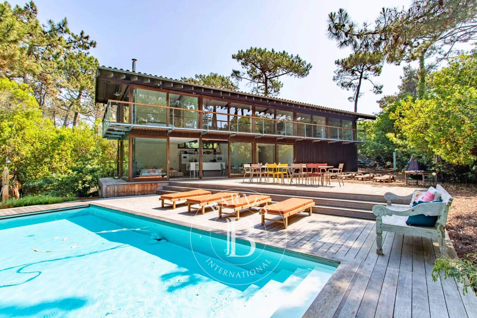 VILLA « PALANGA » AVEC PISCINE, À PROXIMITÉ DE LA PLAGE DES AMÉRICAINS AU CAP FERRET