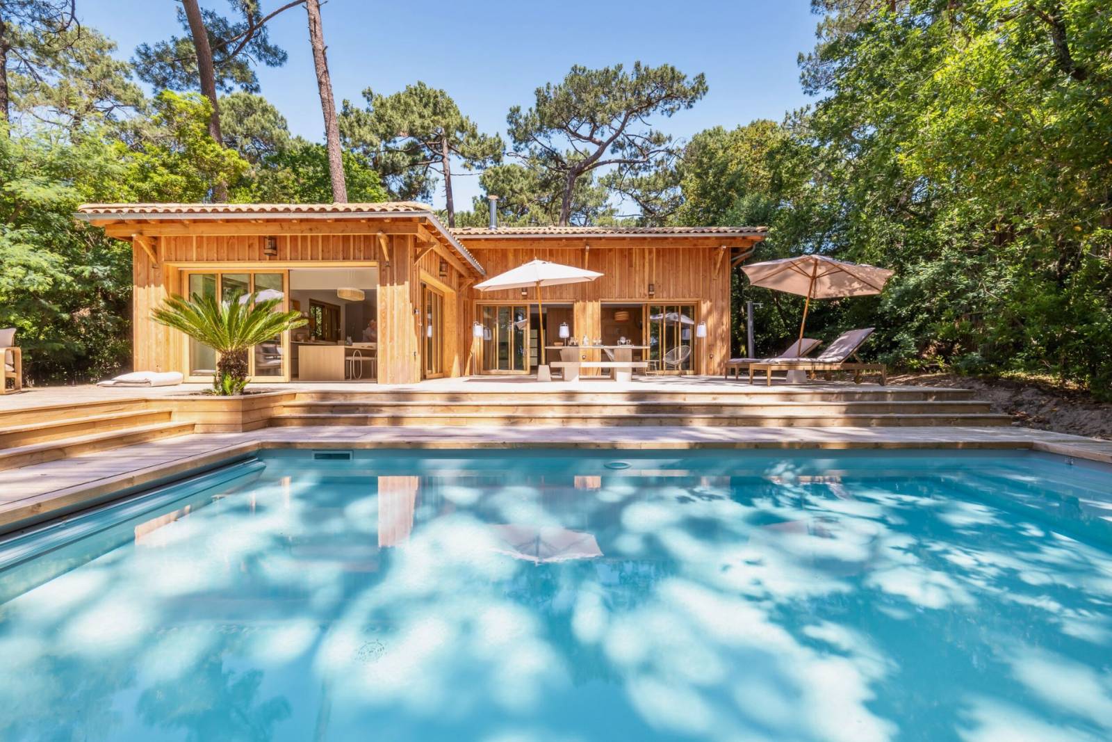 VILLA « AMBRE » À LA POINTE AUX CHEVAUX, VUE BASSIN - CAPACITÉ 8 PERSONNES