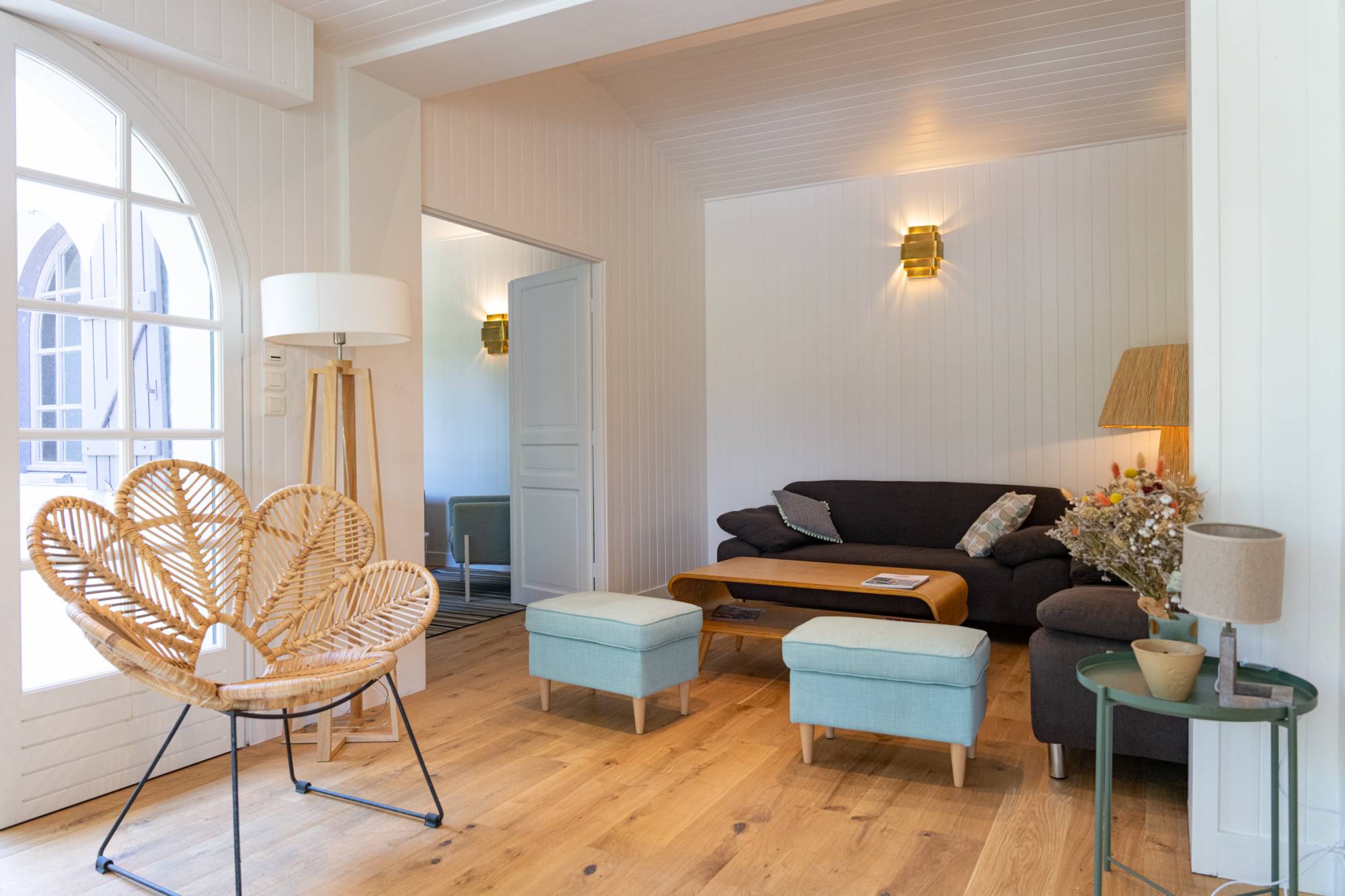 LOCATION VILLA MIREIO AVEC PISCINE POUR 8 PERSONNES PROCHE DE LA PLAGE AU CENTRE DU CAP FERRET