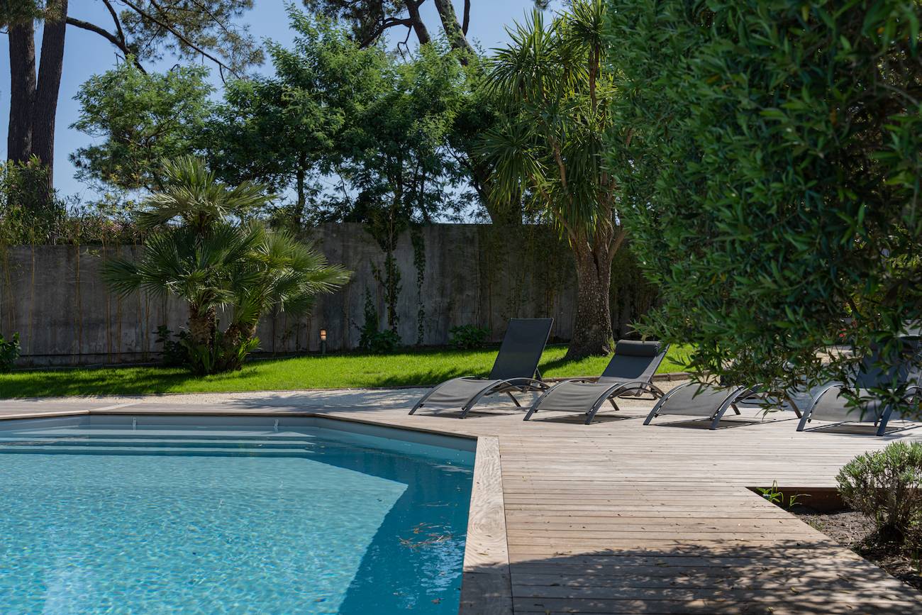 LOCATION VILLA MIREIO AVEC PISCINE POUR 8 PERSONNES PROCHE DE LA PLAGE AU CENTRE DU CAP FERRET
