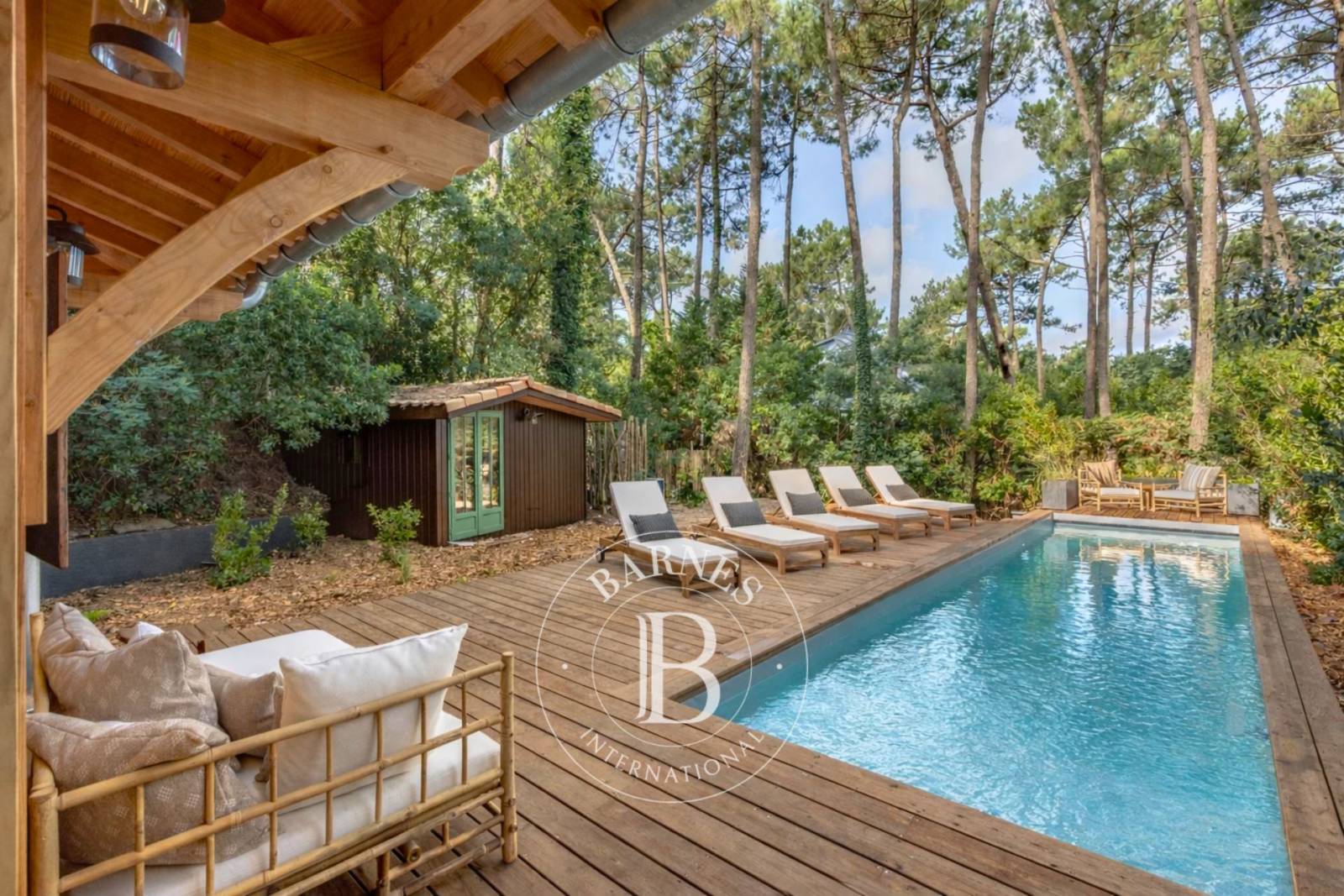 VILLA « LES GRISETS » AVEC VUE BASSIN ET PISCINE CHAUFFÉE, AUX AMÉRICAINS, CAP FERRET - CAPACITÉ 12 PERSONNES