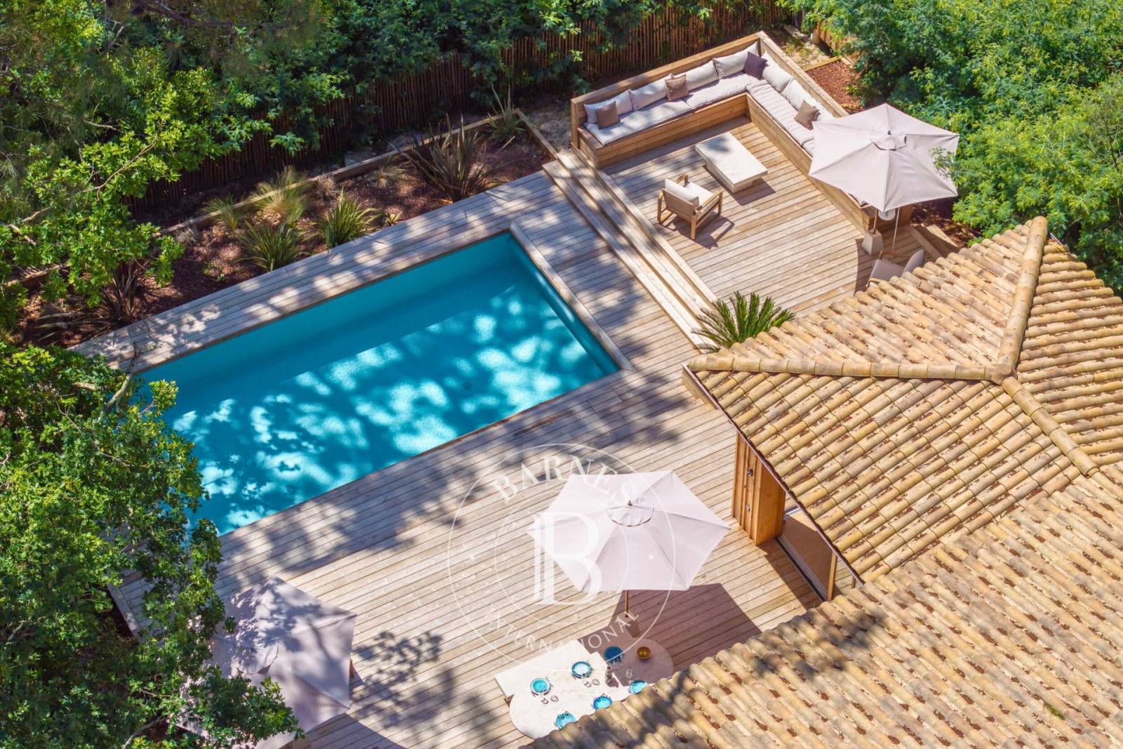 VILLA « AMBRE » À LA POINTE AUX CHEVAUX, VUE BASSIN - CAPACITÉ 8 PERSONNES