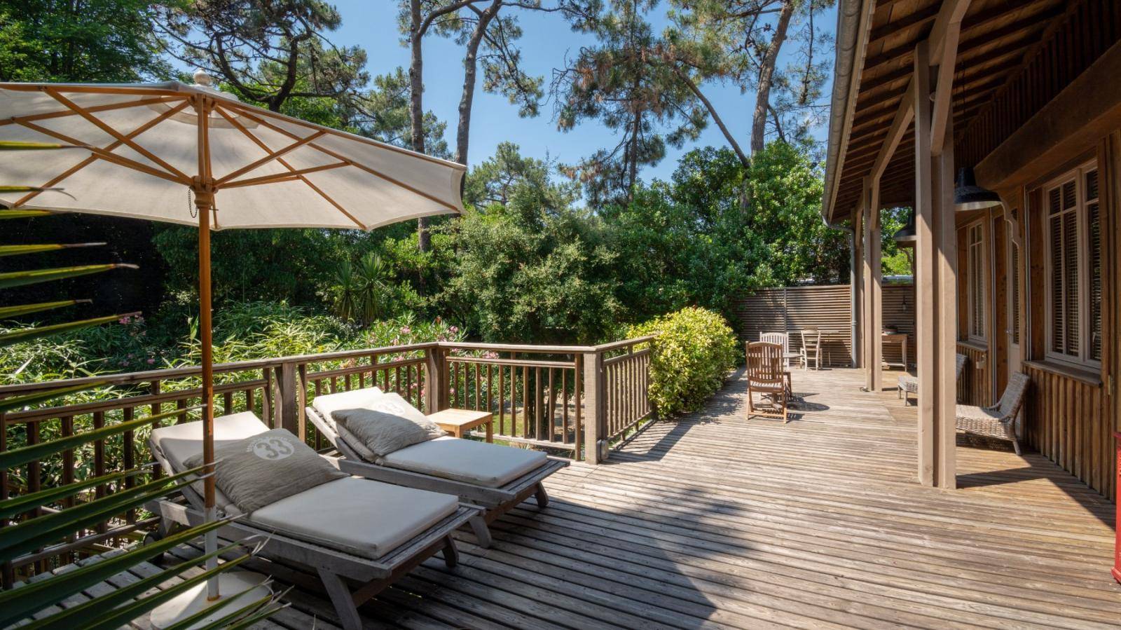 VILLA À LOUER CAP FERRET ESPRIT CABANE PROCHE VILLAGE DU CAP FERRET