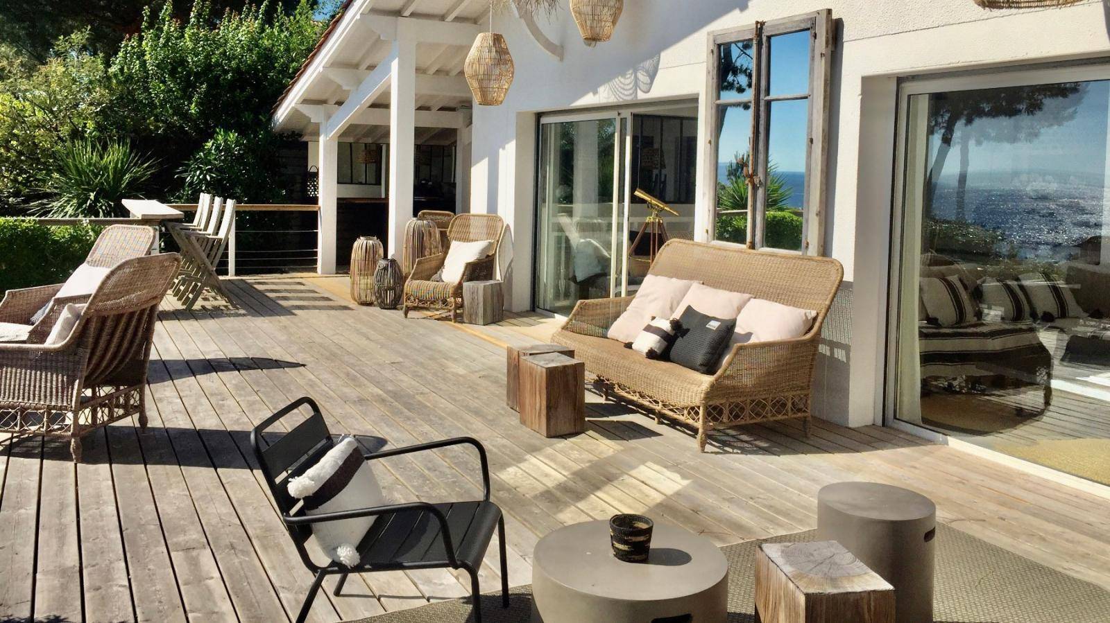 location villa cap ferret 1ère ligne