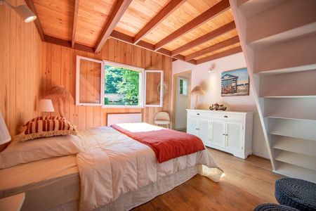 LOCATION VILLA LA TANNERIE, AUX PORTES DU PYLA AVEC PISCINE, POUR 8 PERSONNES