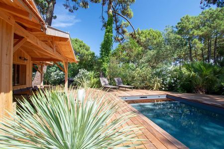 VILLA EN BOIS À LOUER 8 PERSONNES CAP FERRET PROCHE PLAGE