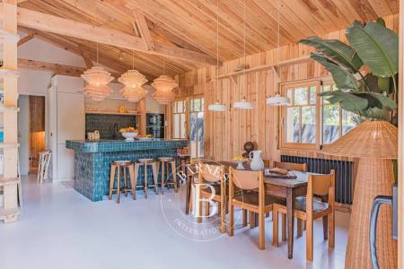 cuisine d’été avec braséro barnes cap ferret