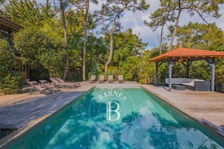 vacances haut de gamme Cap Ferret villa avec transats