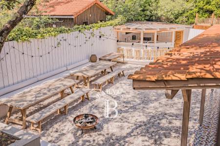 espace yoga rooftop vue dunes cap ferret