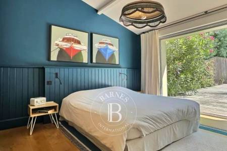 VILLA « LES CANETONS » AVEC PISCINE CHAUFFÉE ET JARDIN DANS LE VILLAGE DU CANON, SUR LA PRESQU’ÎLE DU CAP FERRET – CAPACITÉ 8 PERSONNES
