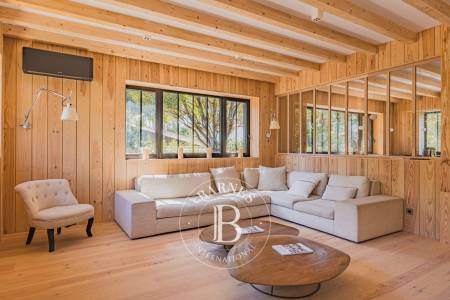 Salle à manger donnant sur la véranda, agence immobilière Cap Ferret