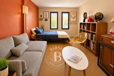 VILLA CONTEMPORAINE « OSTRA » EN PREMIÈRE LIGNE ET AVEC VUE SUR LE PORT DE LA TESTE-DE-BUCH – CAPACITÉ 6 PERSONNES
