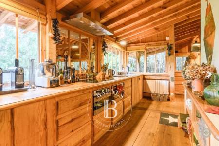 VILLA EN BOIS « QUARTZ » AVEC PISCINE, DANS LE VILLAGE DU CANON (CAP FERRET) - CAPACITÉ 12 PERSONNES