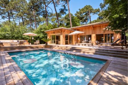 VILLA « AMBRE » À LA POINTE AUX CHEVAUX, VUE BASSIN - CAPACITÉ 8 PERSONNES