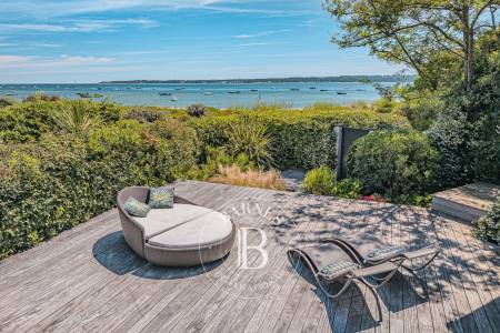 chambres en rez-de-jardin avec lits doubles Cap Ferret