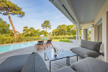 chambre double élégante villa Blanca Pyla