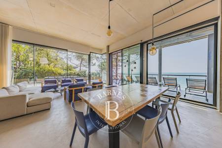 bains de soleil sur terrasse villa prestige Pyla