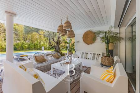 VILLA CONTEMPORAINE « L’OLIVIER » AVEC PISCINE AU CŒUR DU MOULLEAU À ARCACHON – CAPACITÉ 8 PERSONNES