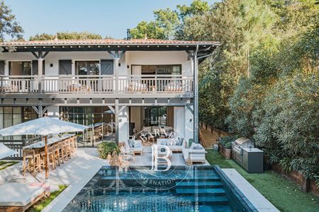 villa de luxe avec master suite et balcon privatif vue Bassin d'Arcachon