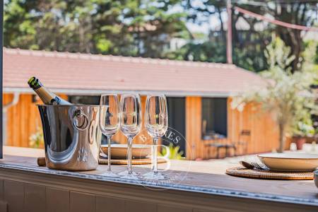 PROPRIÉTÉ « RÊVES EN MER » COMPOSÉE DE DEUX MAISONS À DEUX PAS DE L’OCÉAN, AU CAP FERRET - CAPACITÉ 8 PERSONNES