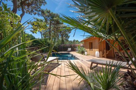 LOCATION CABANE DE LUXE 8 PERSONNES CAP FERRET PROCHE QUARTIER DES AMERICAINS