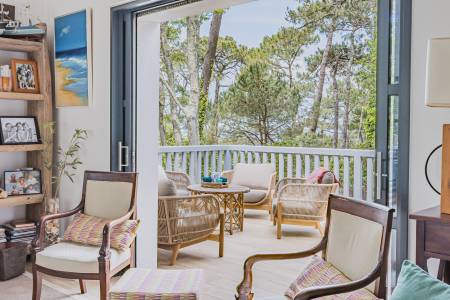 VILLA « TOULINGUET » À PROXIMITÉ DE LA DUNE DU PILAT AVEC PISCINE CHAUFFÉE – CAPACITÉ 6 PERSONNES