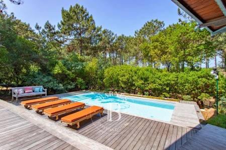 VILLA « PALANGA » AVEC PISCINE, À PROXIMITÉ DE LA PLAGE DES AMÉRICAINS AU CAP FERRET
