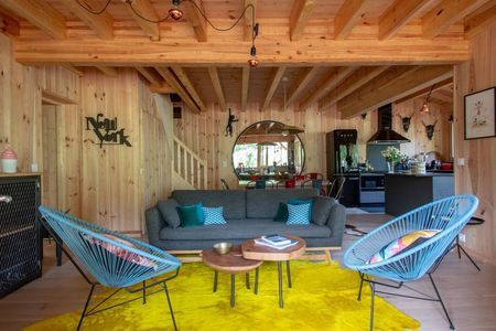 LOCATION CABANE DE LUXE CAP FERRET 4 CHAMBRES PROCHE PLAGE