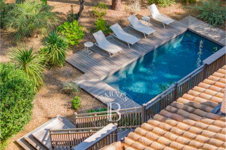 VILLA « AMERICAN DREAM » AVEC VUE BASSIN ET PISCINE CHAUFFÉE AU CAP FERRET – CAPACITÉ D’ACCUEIL 8 PERSONNES