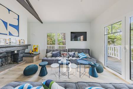 chambre parentale avec vue sur le Bassin d’Arcachon