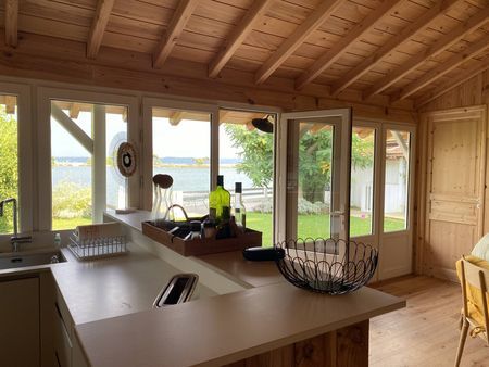 LOCATION CAP FERRET, VILLA MIMBEAU, PREMIERE LIGNE DU BASSIN AVEC PONTON PRIVATIF