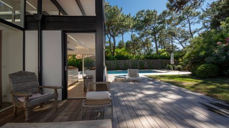 LOCATION SAISONNIÈRE CAP FERRET LE MIMBEAU VILLA 10 PERSONNES AVEC PISCINE