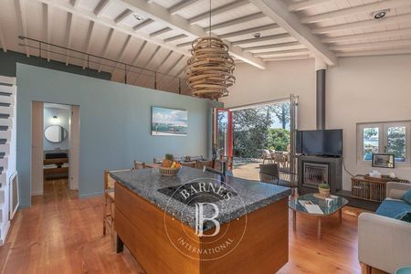 LOCATION DE VACANCES, VILLA CAP FERRET, LES PIEDS DANS L'EAU VUE BASSIN