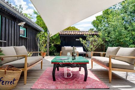 LOCATION VILLA OMBRAGE, POUR 6 PERSONNES, AU 44 HECTARES CAP FERRET