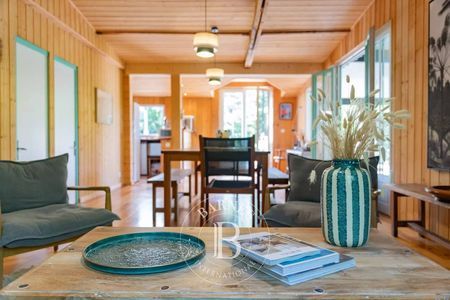 LOCATION VILLA OMBRAGE, POUR 6 PERSONNES, AU 44 HECTARES CAP FERRET