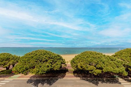 LOCATION SAISONNIERE, APPARTEMENT VUE MER AVEC 3 CHAMBRES ET ACCES À LA PLAGE D'ARCACHON